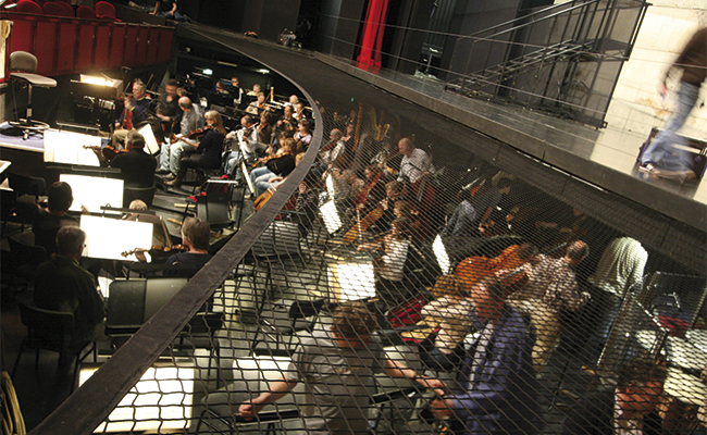 Muziektheater orkestbak